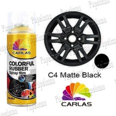 BLACK MATE - Aksesoris Mobil C4 Carlas Rubber Paint Cat karet Carlas Cat Pelek Velg Pelindung Cover Protector Avanza Xpander Calya Innova Gran Max Brio Satya Sigra Xenia Rush Carry Ertiga HR-V Ayla Terios Agya Mobilio APV Pajero Sport Fortuner CR-V Sienta
