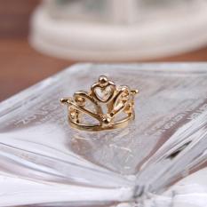 Blink Anting Klip Model Mahkota - Emas