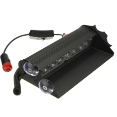 Biru 8 LED Sorot Cahaya Lampu Peringatan Darurat untuk Review Mobil Truk 12 V HB-803B