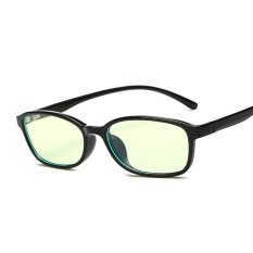 Blue Ray Anti Kelelahan Kacamata (Black)-Intl