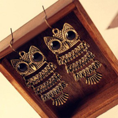 Bluelans® Fashion Vintage Retro Smart Owl Anting