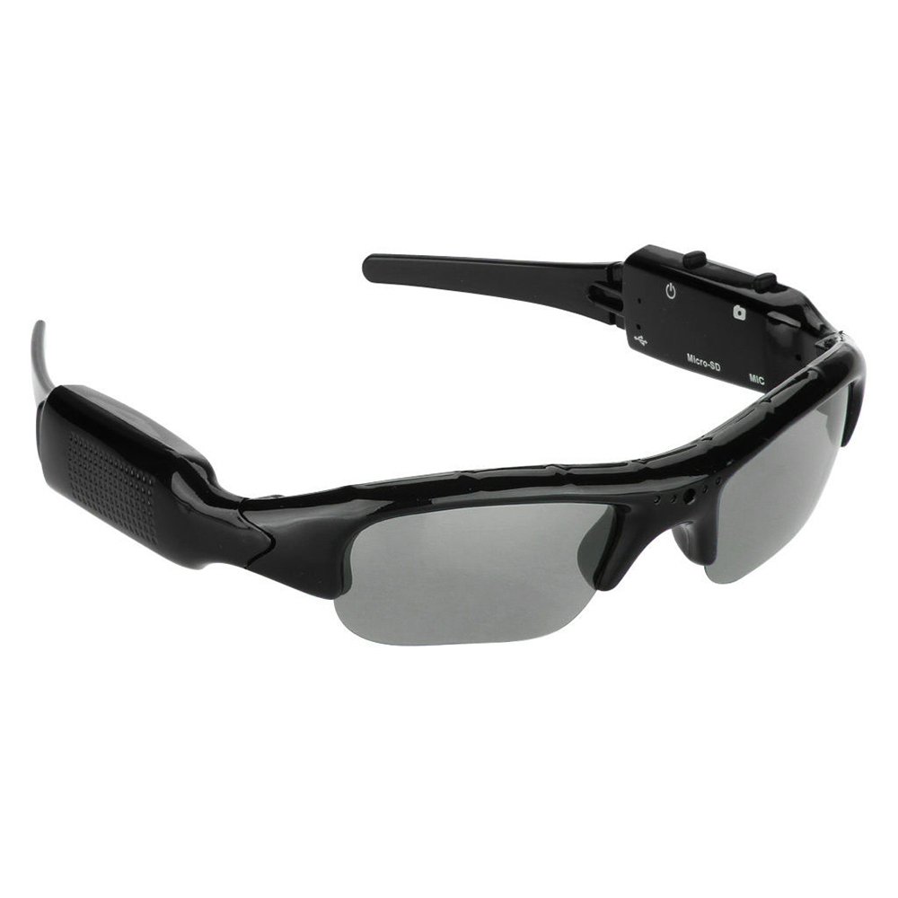 Bluelans® Mini HD Kacamata Spy Kamera Tersembunyi Sunglasses Kacamata DVR Perekam Video CAM-Intl