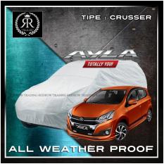 Body Cover / Sarung Mobil / Cover Mobil Daihatsu Ayla polos Silver