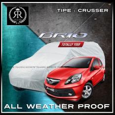 Body Cover / Sarung Mobil / Cover Mobil / Penutup Mobil Honda Brio polos Silver