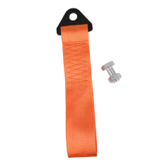 BolehDeals 2 Ton Balap untuk Review Mobil Derek Tarikan Tali Pengait For Bumper Depan Truk Orange