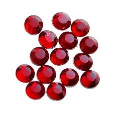 BolehDeals 20 Bruto/2880 Buah Besi Panas Memperbaiki Flatback Berlian Imitasi Di 3.8-4mm-(merah Abu-abu Gelap)