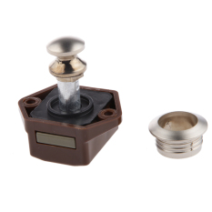 BolehDeals Warna 1 Coklat 20mm Laci Lemari Arsip Lemari Kunci Cam-Internasional