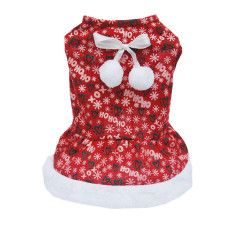 Pakaian Hewan Peliharaan Anjing Chrismas Tudung Pakaian Kucing Anjing Natal Kostum Baju XL & #45; Internasional Bolehdeals