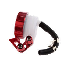 Bolehdeals Merah Motor Bagian CNC Minyak Depan Tabung Reservoir Kopling Rem Tangki Piala-Intl