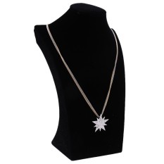 Bolehdeals Vantage Kepingan Salju Liontin Kalung Sweater Rantai Kalung Pernikahan Hadiah #3-Internasional