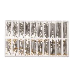 Bolehdeals Jam Tangan Jarum Gesekan Tali Bar Tekanan dengan Rivet Berakhir Ukuran 10 Mm-28 Mm-Internasional