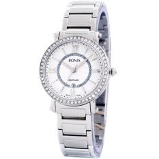 Bonia - Jam Tangan Wanita - Putih - Stainless Steel - BNB10146-2313S
