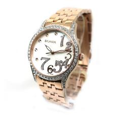 Bonia - Jam Tangan Wanita - Rosegold-Putih - Stainless Steel - BNB10196-2555S