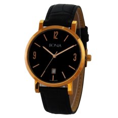 Bonia Ladies Classic Jam Tangan Wanita - Kulit - Coklat - B895-1535 RG MED