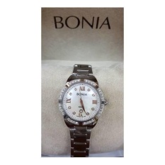 Bonia Rosso Jam Tangan Wanita Rantai Silver BNB10278-2353S Original