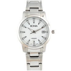 Bonia Rosso - Jam Tangan Wanita - Silver - Putih - Stainless Steel - BNB10100-2352
