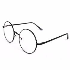 Bos Online Kacamata Besar Round Glasses Dress Up Spectacles (Black)