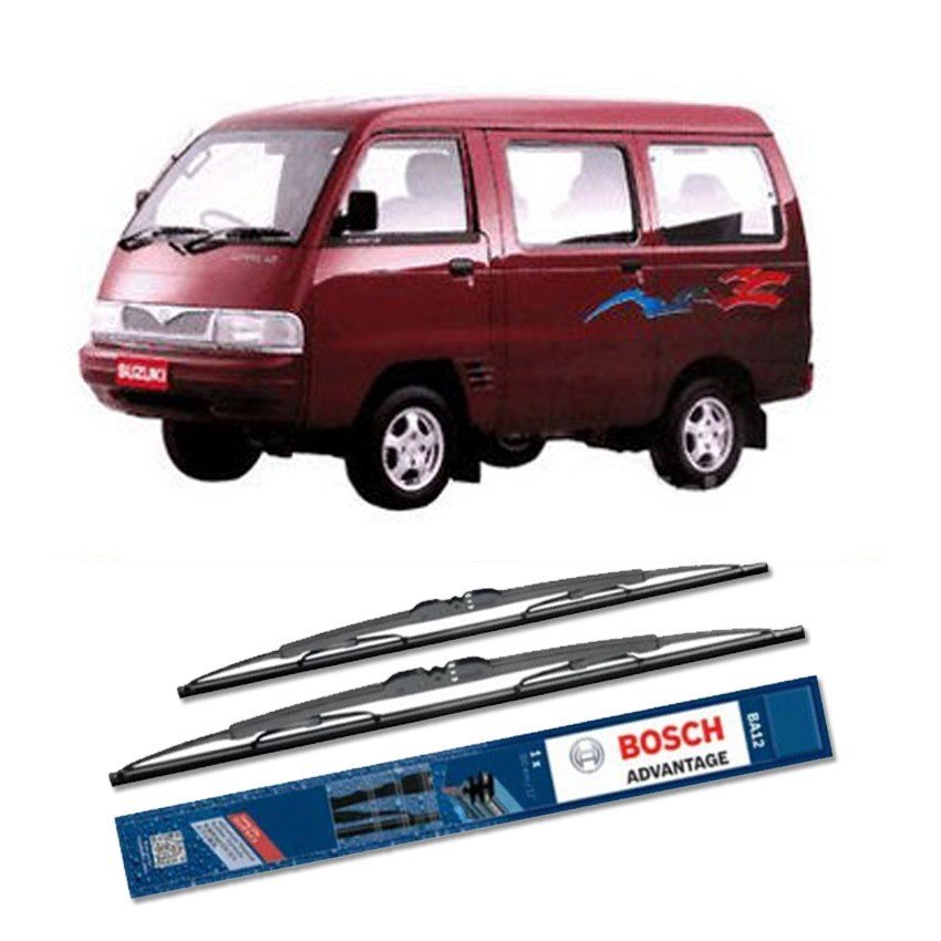 Bosch Sepasang Wiper Kaca Mobil Suzuki Carry Advantage 17\