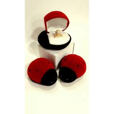 Box / Kotak Cincin Motif Kumbang Unik