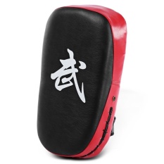 Boxing Pad Punching Bag Karate Sparring Muay Thai Tkdtraining Foot Target Gear (Red) - intl