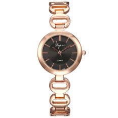 ... Jam Tangan Wanita Bermerek dengan Harga Mode untuk Wanita QUARTZ Alloy Logam Kaca Baru Tanpa Tag Paduan Analog 3 Cm Bulat-Internasional