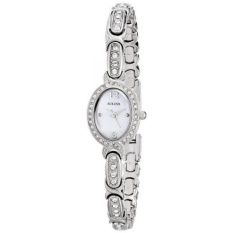 Bulova Womens 96 Lwarovski Crystal Stainless Steel Watch-Intl