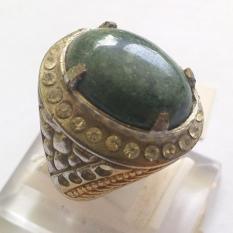 Bumi Permata - Batu Cincin Pria Batu Akik Badar Lumut Elegan