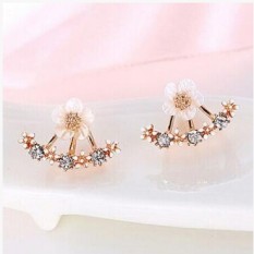 Anting Baru Jarum Perak Anting Bunga Aster Kecil Bunga