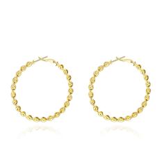 BURNING SECRET Anting Bulat Bahan Emas Burning Secret
