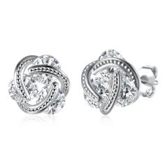 BURNING SECRET Anting Silver Diamond Anti Karat Anti Alergi