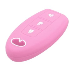 Tombol Kunci Mobil Silikon Fob Cover Cocok untuk Eks Infiniti FX QX JX Case Pemegang-Intl