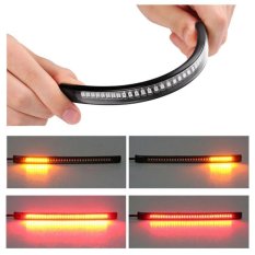 Membeli Di Koin 48 LED Universal Sepeda Motor Fleksibel Lampu Strip Ekor Rem Berhenti/Belok Lampu Sen-Intl