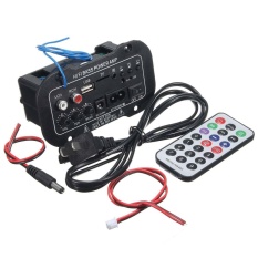 Car Bluetooth HiFi Bass Power AMP Stereo Digital Amplifier USB TF Remote - intl