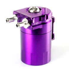 Mobil Silinder Aluminium Engine Oil Catch Reservoir Breather Tangki (Ungu)-Intl