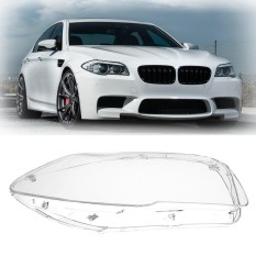 Lampu Depan Mobil Jelas Penutup Lensa Kaca Lampu Depan untuk BMW 5 F10 F18 520 523 525 535 530 2010-2014 Kanan- internasional