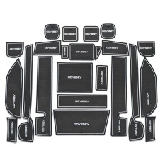 Mobil Interior Pintu Slot Alas Cangkir Bantal Automotive Dekorasi Bagian Karet Non-slip Mats Cocok untuk Honda Odyssey (2009-2014) -Internasional