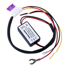 Mobil LED Light Relay Harness Van DRL Kontrol Saklar Otomatis Controller DC12V