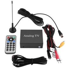 Mobil Mobile DVD TV Receiver Analog TV Tuner Sinyal Kuat Box dengan Antena Remote Controller