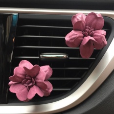 Mobil Multiflora Flower Air Outlet Wangi Parfum Clip Air Freshener Diffuser-Intl
