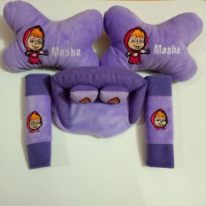Bantal Mobil Masha 3IN1 / Aksesoris Mobil Masha