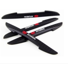 Car Styling 4PCS/Set Door Anti-Rub Bumper Strips PVC Door Side Edge Protection Guards Stickers For Hyundaii Santa Atos Tucson I20 - intl