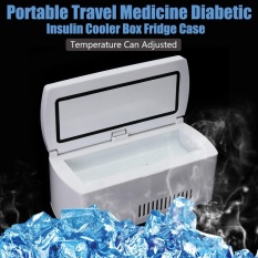 Car Travel Portable Medicine Freezer Diabetic Insulin Cooler Mini Fridge Case - intl