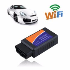 Car WIFI OBD 2 OBD2 OBDII Code Reader Scan Tool. compatible with IOS. Android & Windows Devices (Blue) - intl