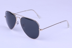 Carfia Top Quality Brand Designer Sunglasses 3025 58mm Driver Sun Glasses Fashion Aviator for Men Women with UV400 G15 Glass Mirror Lens / Metal Frame (Black)