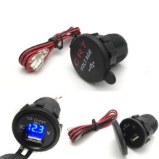Casan Hp Di Motor USB Charger + Voltmeter Nmax Aerox Vario Universal