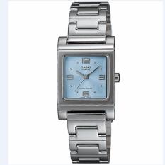 CASIO 1237D-2ADF - Jam Tangan Wanita - Silver Kombinasi Biru