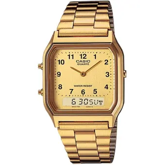 casio gold analog