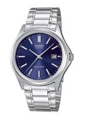 Casio Analog Jam Tangan Pria - MTP-1183A-2A - Silver - Strap Rantai