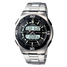 Casio AQ-164WD-1AVDF Jam Tangan Pria - Stainless Steel