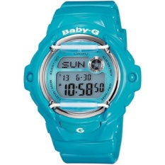 Casio BABY-G Seri BG169G Seri BG-169R-2B Glossy Blue Whale Resin Band Wanita/Ladies Watches Champagne Watch Sport WatchesGift untuk Wanita/Gadis/Wanita-Intl